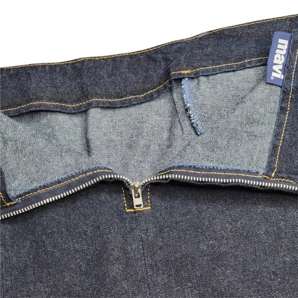 MAVI Jeans Alison Women's Two Pocket Dark Wash Denim Mini Skirt Size Medium - Picture 4 of 14